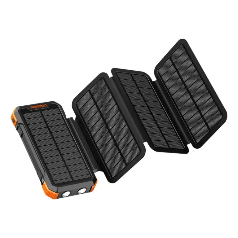 Porodo Power Bank 20000mAh 4-Panel Solar