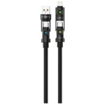 Porodo Powerglow 4-In-1 High-Speed Charging Cable PD 240W