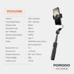 Porodo QuadBase Gimbal Stabilizer