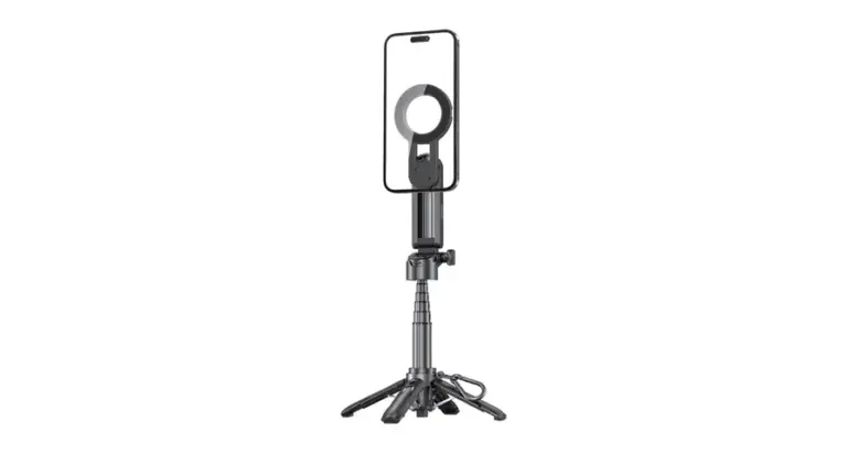Porodo Quad-Base Selfie Stick with 360° Full Angle Rotation