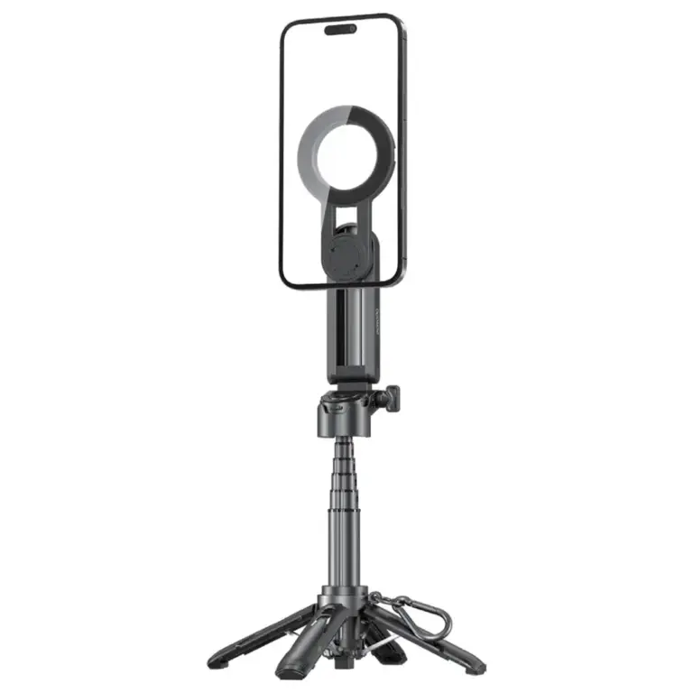 Porodo Quad-Base Selfie Stick with 360° Full Angle Rotation