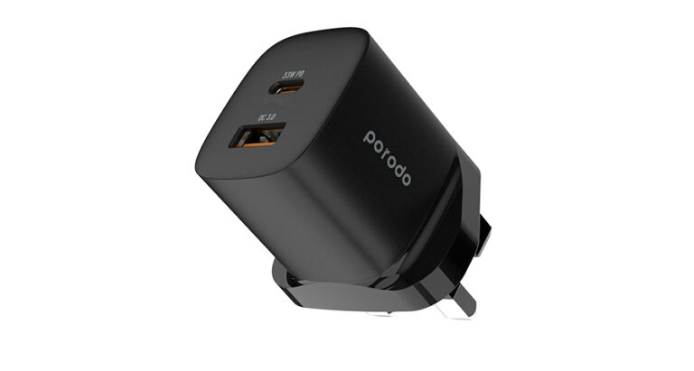Porodo Quick Charger Power Adapter 33W PD GaN