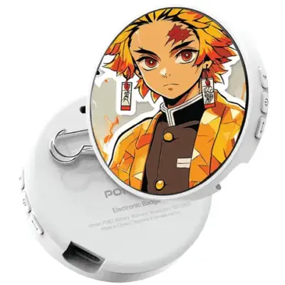 Porodo Robo Tag 1.85" Badge Magic Pro with Round HD Screen