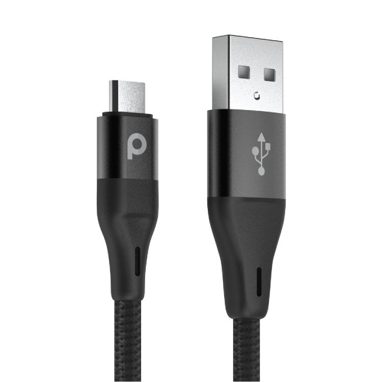 Porodo Safe Braided Type-C Cable 2.2M (Aluminum)