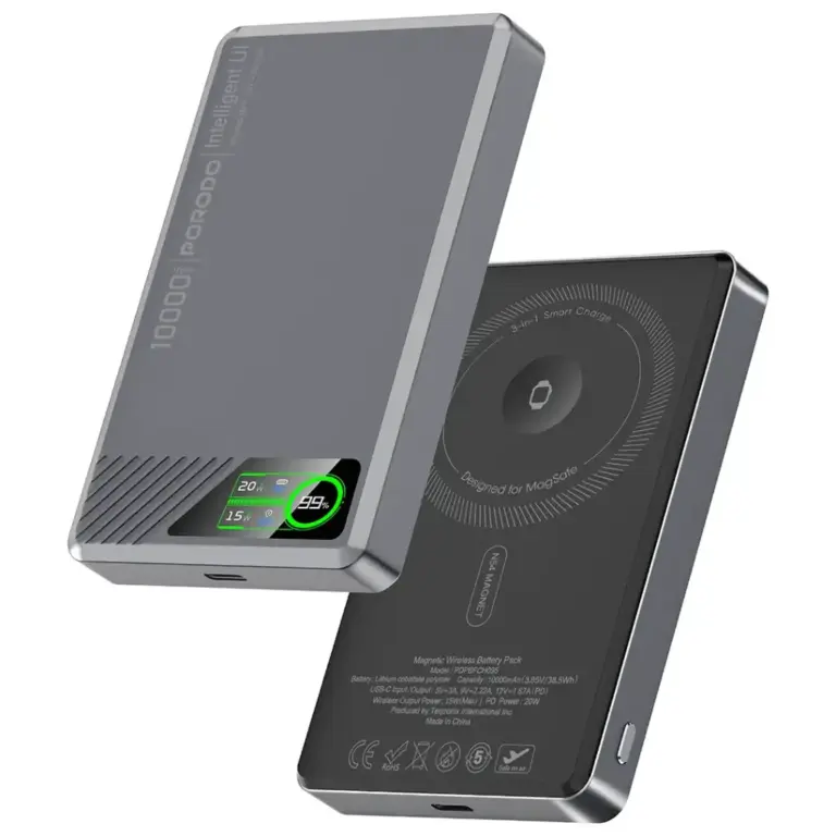 Porodo SlimMag 10000mAh Magnetic Power Bank