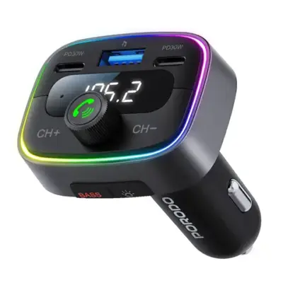 Porodo Smart Car Charger FM Transmitter