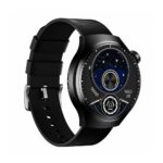 Porodo Smart Watch Sfera Round Titanium with Extra Orange Band
