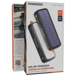 Porodo Solar-Powered 20000mAh Power Bank