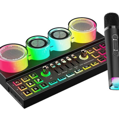 Porodo Soundtec Audiolink Multi-Platform Audio Mixer and Speaker