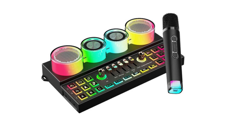Porodo Soundtec Audiolink Multi-Platform Audio Mixer and Speaker