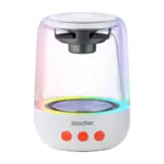 Porodo Soundtec Crystal-Glow Mini Bluetooth Speaker with TWS Pairing & Hands-Free Calls