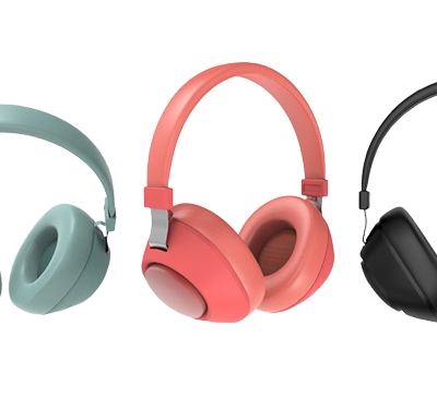 Porodo Soundtec Deep Sound Wireless Headphone Noise Cancelling, Active Siri