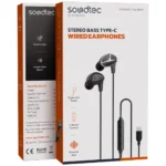 Porodo Soundtec Stereo Bass Type-C Wired Earphones