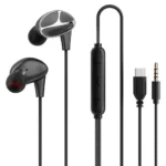 Porodo Soundtec Stereo Bass Type-C Wired Earphones