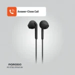 Porodo Soundtec Stereo Earphones 1.2m