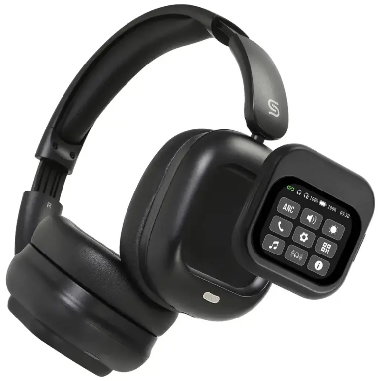 Porodo Soundtec Touchwave ANC Headphone with Detachable Touch Screen
