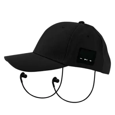 Porodo Soundtec Wireless Audio Bluetooth Hat with Stereo Speakers & Mic