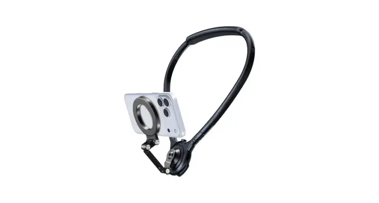 Porodo Stance Neck-Mounted Phone Holder with Hands Free Chest Tripod