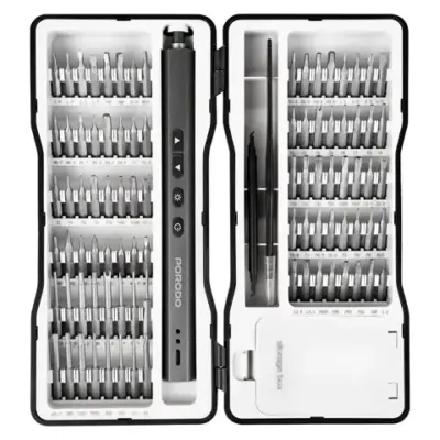 Porodo TechFix 97‑In‑1 Electric Screwdriver Kit