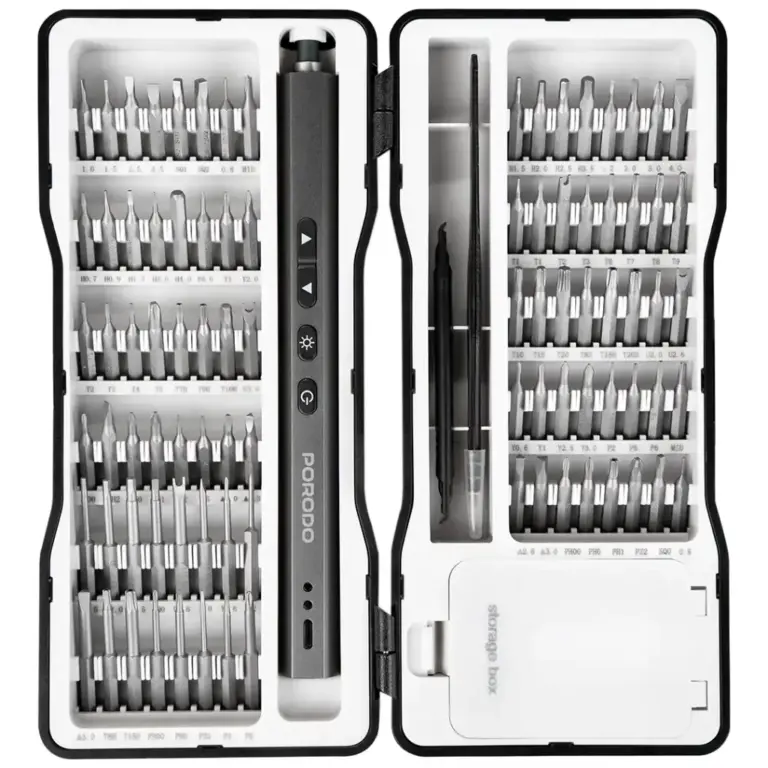 Porodo TechFix 97‑In‑1 Electric Screwdriver Kit