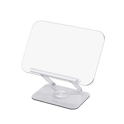 Porodo Transparent 360% Rotatable and Angle Adjustable Tablet Stand