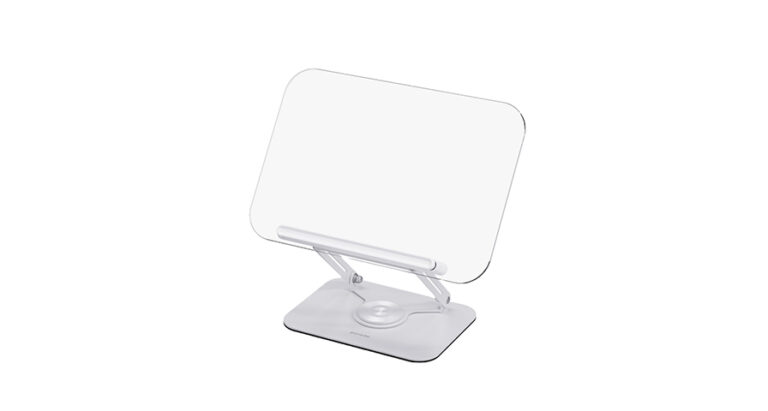 Porodo Transparent 360% Rotatable and Angle Adjustable Tablet Stand