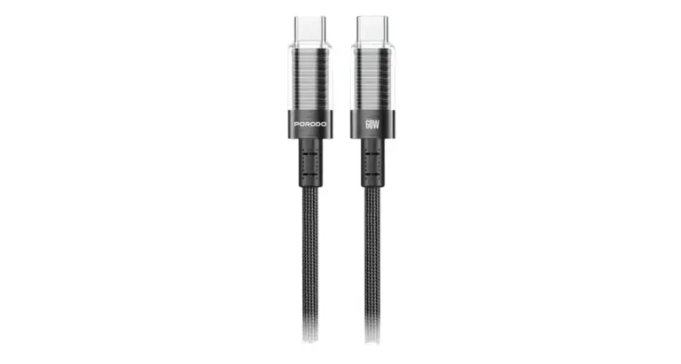 Porodo Transparent Shell USB-C To USB-C Cable
