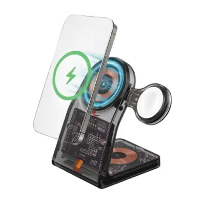 Porodo Transparent Shell Wireless Charging Stand