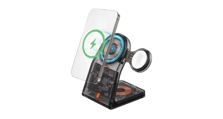 Porodo Transparent Shell Wireless Charging Stand