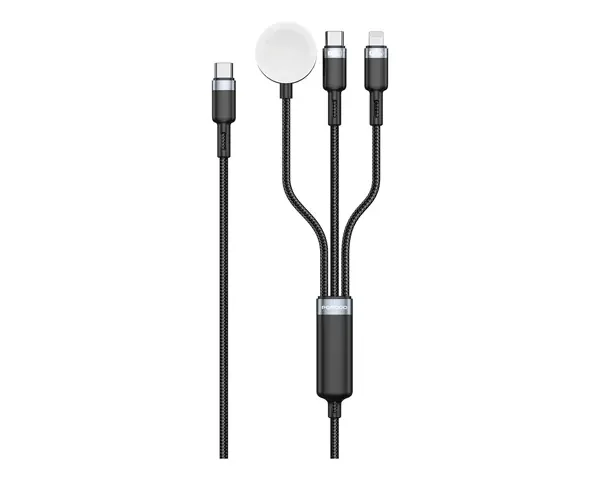 Porodo TrioLink 3-In-1 Charging Cable Type-C, Lightning and iWatch