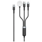 Porodo TrioLink 3-In-1 Charging Cable Type-C, Lightning and iWatch