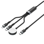 Porodo TrioLink 3-In-1 Charging Cable Type-C, Lightning and iWatch
