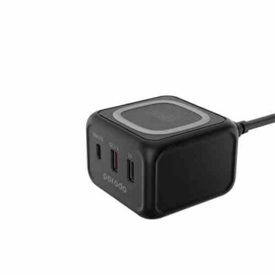 Porodo Triple Ports Fast Wireless Charger