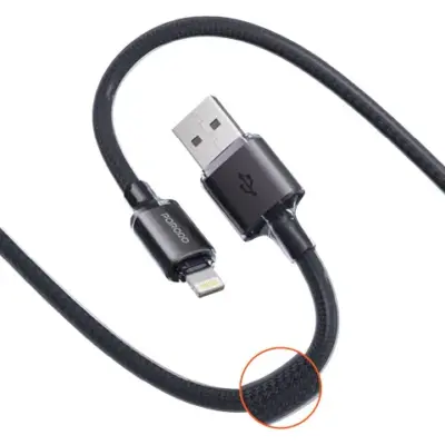 Porodo USB-A to Lightning Braided Cable