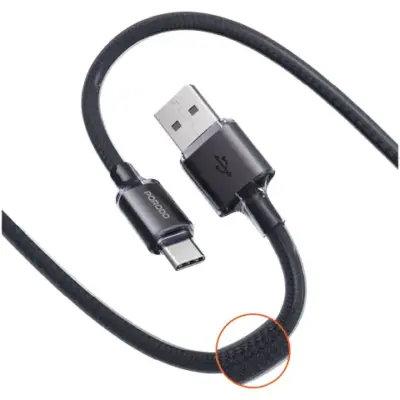 Porodo USB-A to USB-C Braided Cable