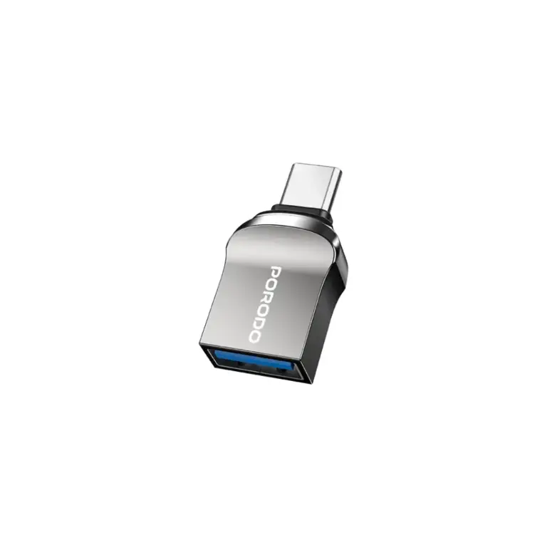 Porodo USB-C OTG Adapter - Zinc Alloy