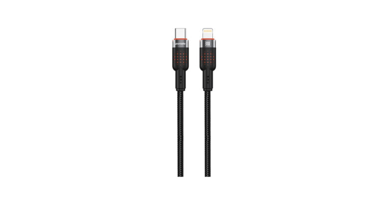 Porodo USB-C to Lightning Aluminum Braided Cable