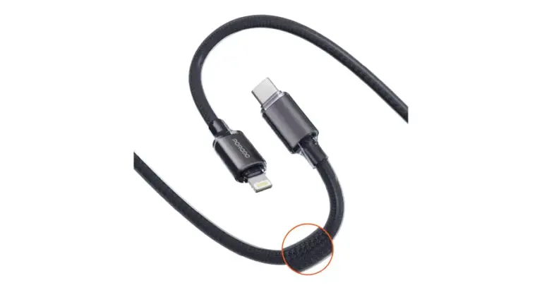 Porodo USB-C to Lightning Braided Cable