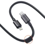 Porodo USB-C to Lightning Braided Cable