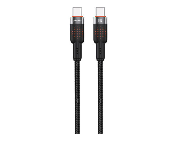 Porodo USB-C to USB-C Aluminum Braided Cable