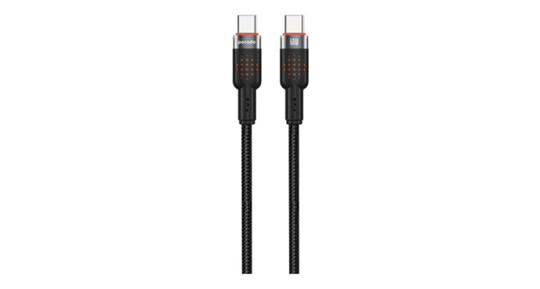 Porodo USB-C to USB-C Aluminum Braided Cable