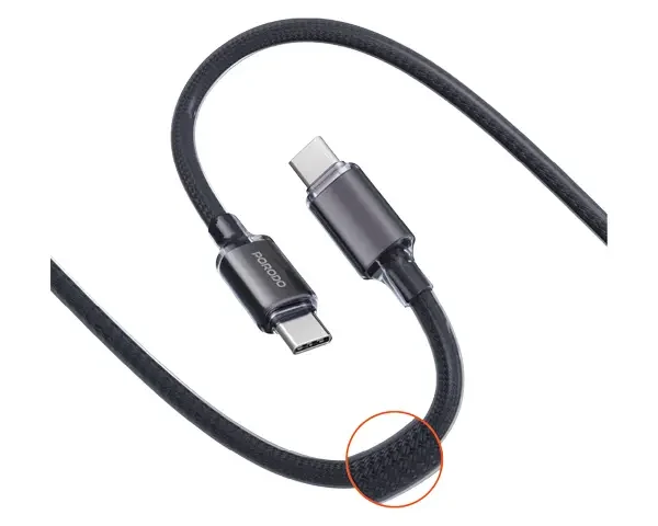 Porodo USB-C to USB-C Braided Cable
