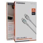 Porodo USB-C to USB-C Charging & Data Cable PD 240W