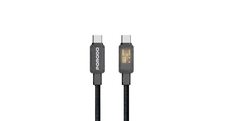 Porodo USB-C to USB-C/Lightning Braided Cable