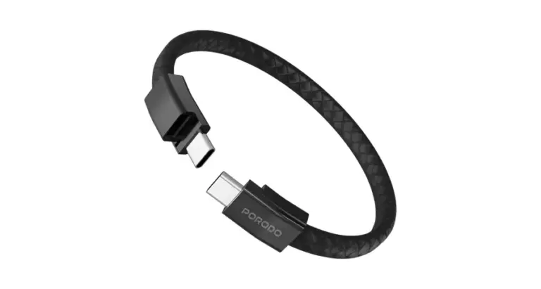 Porodo USB-C to USB-C Wristband Cable Magnetic Steel Clasp
