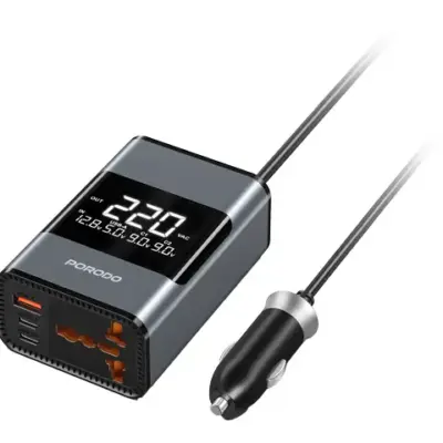 Porodo Universal AC Car Power Inverter