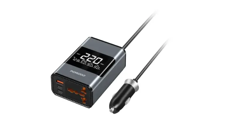 Porodo Universal AC Car Power Inverter