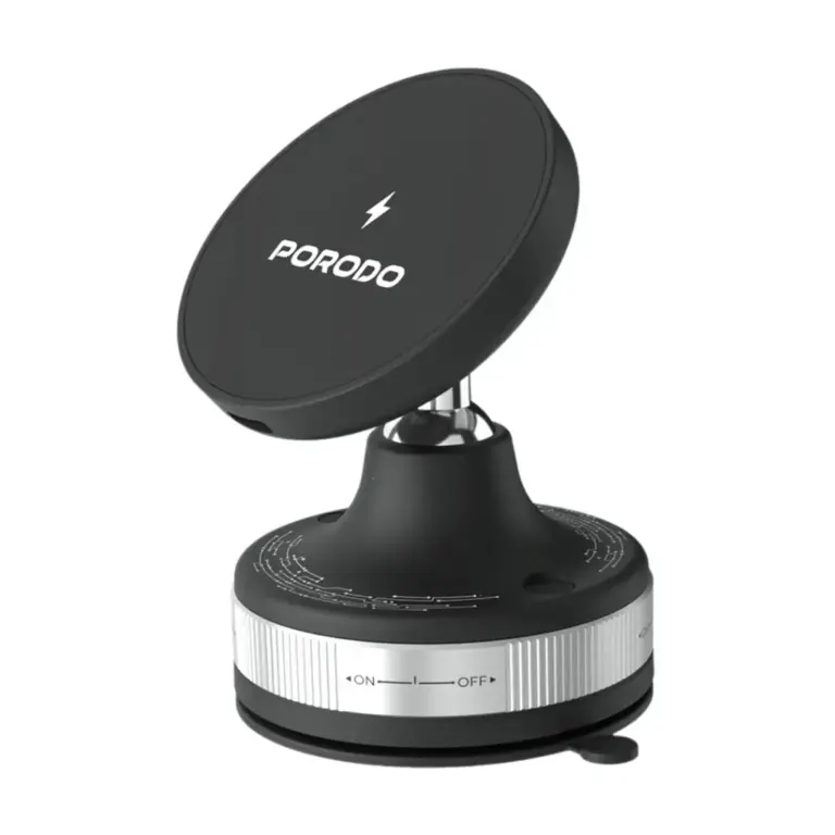 Porodo Vacuseal Smart Suction Wireless Charging Mount