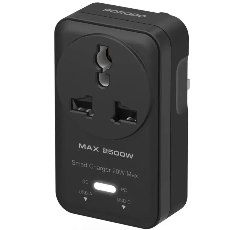 Porodo Velocitas Universal AC Wall Socket
