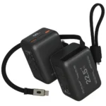 Porodo Voltra 10000mAh Power Bank with Retractable Type-C Cable